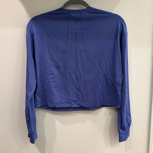 Lululemon Training Long Sleeve Shirt in Wild Indigo - Picture 3 of 5
